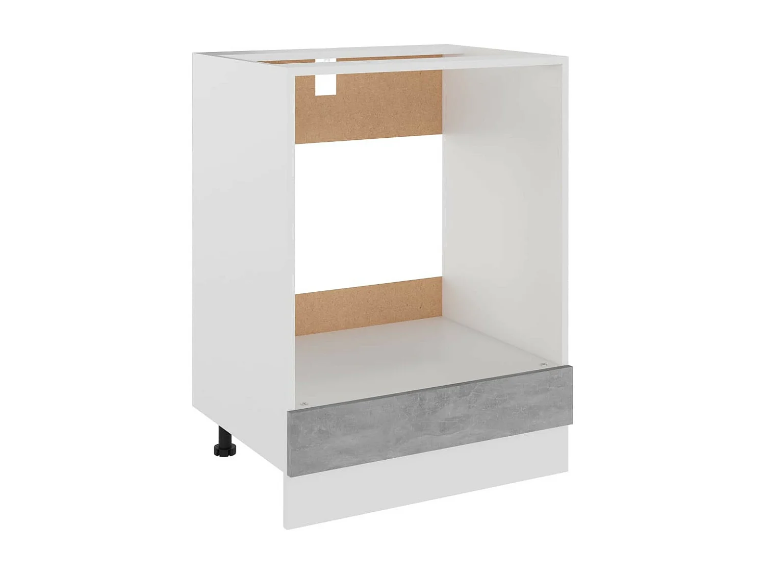 Armoire de cuisine Gris béton 60x46x81,5