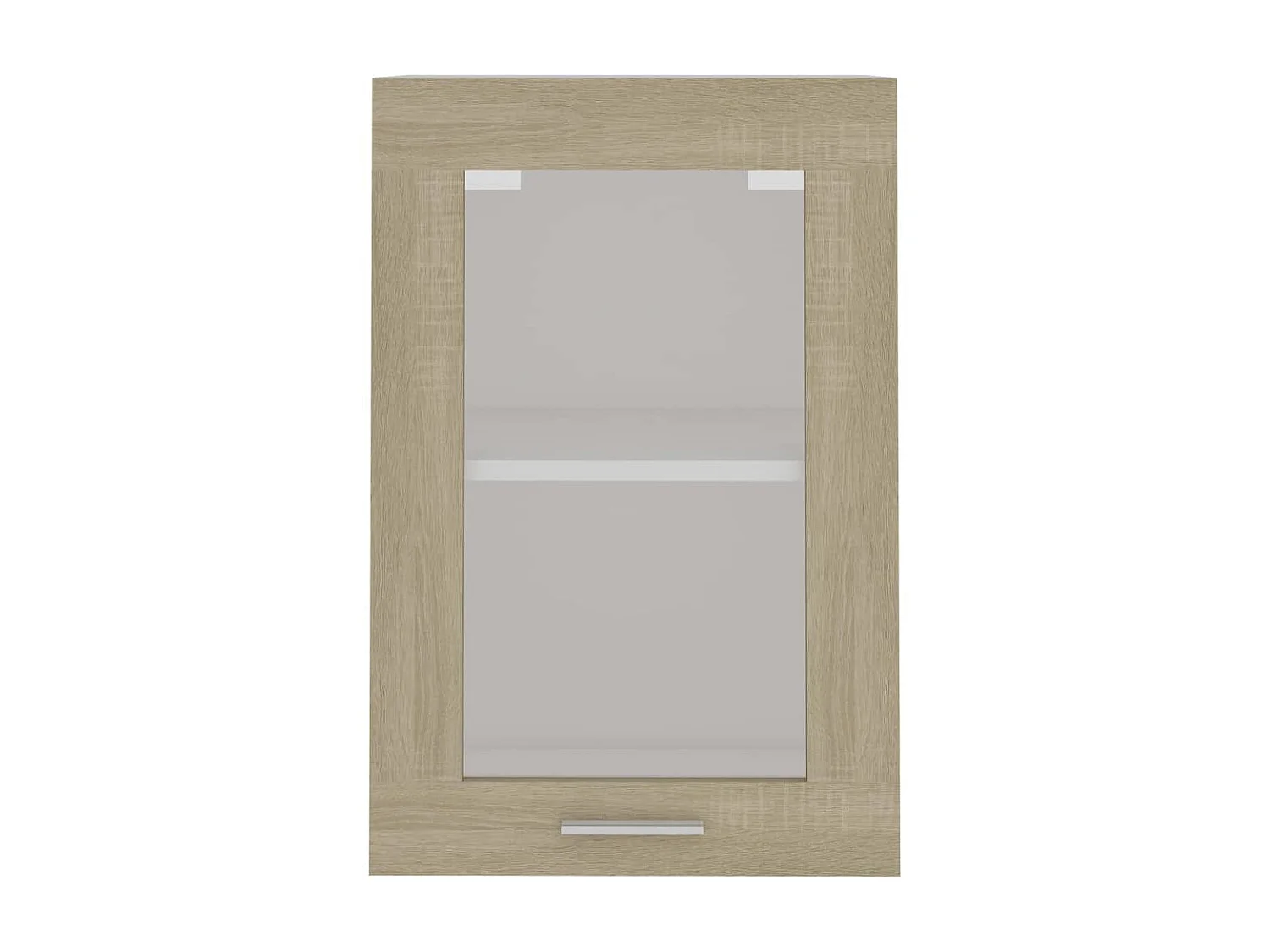 Armoire en verre suspendue Chêne sonoma 40x31x60