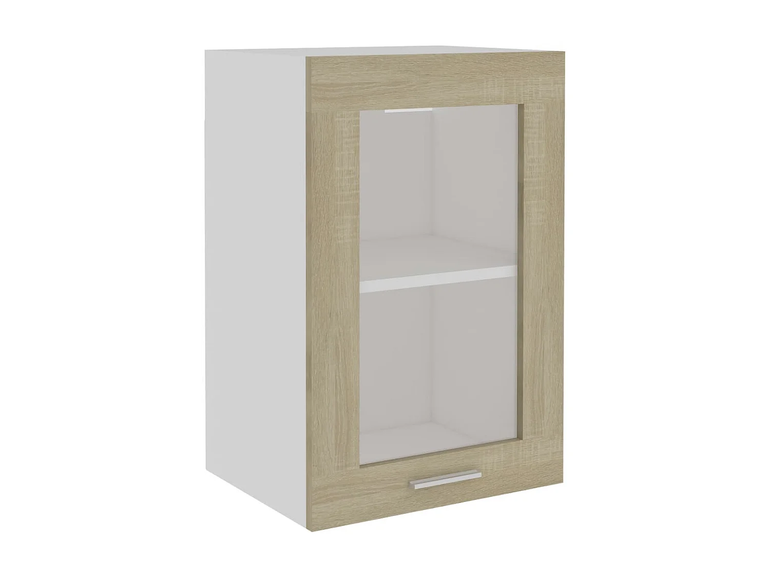Armoire en verre suspendue Chêne sonoma 40x31x60