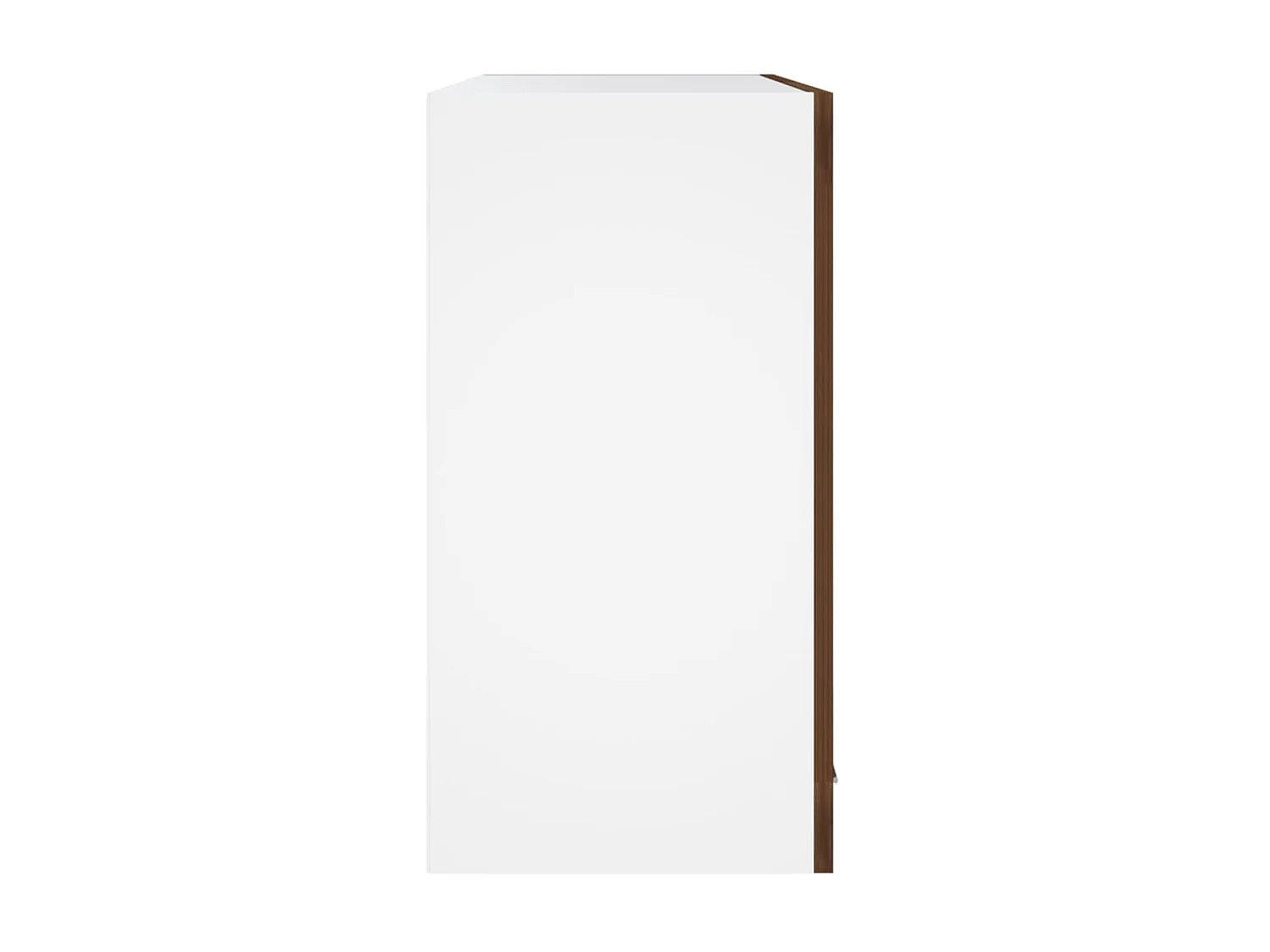 Armoire vitrée suspendue Chêne brun 60x31x60 Bois ingénierie