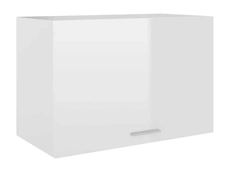 Armoire suspendue Blanc brillant 60x31x40