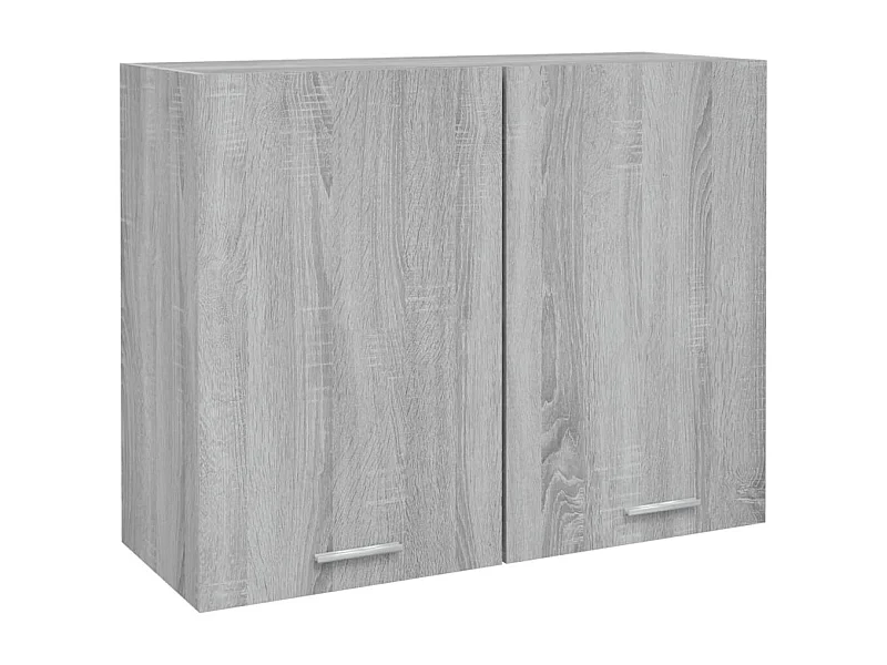 Armoire suspendue Sonoma gris 80x31x60 Bois d'ingénierie