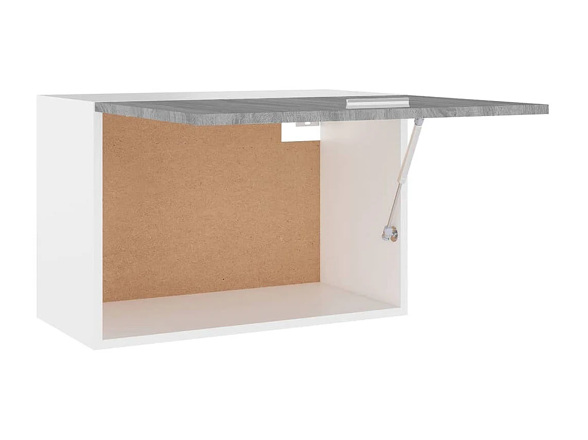 Armoire suspendue Sonoma gris 60x31x40 Bois d'ingénierie