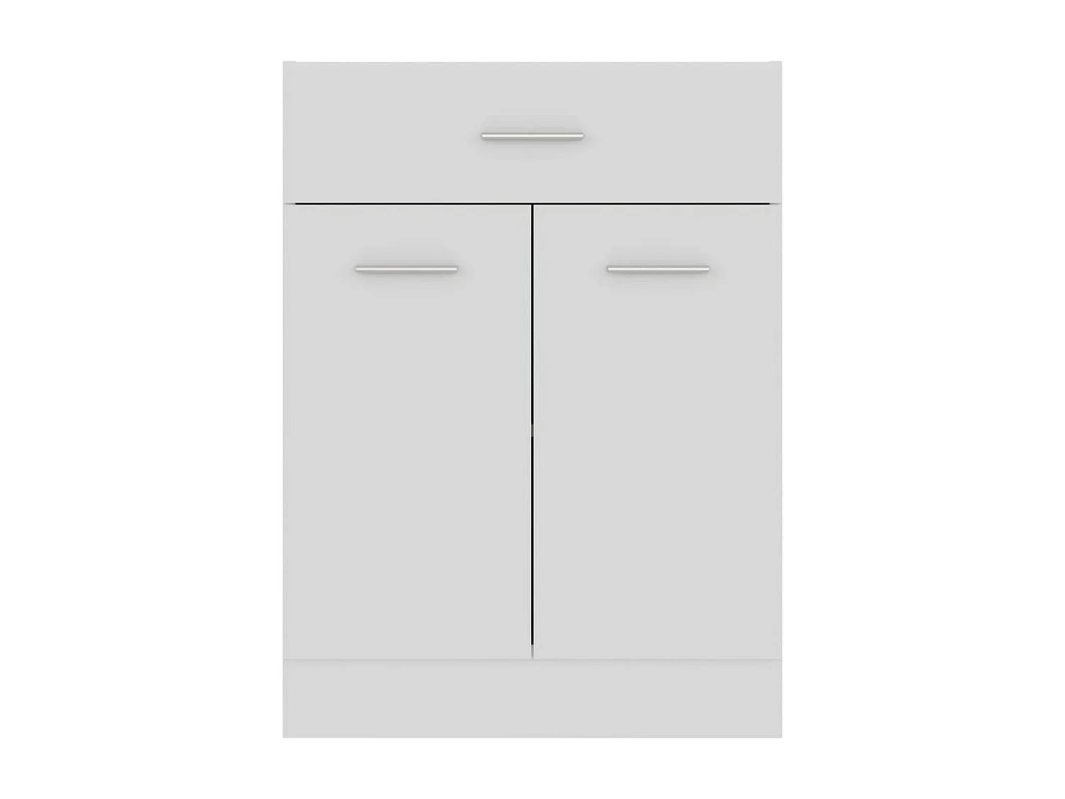 Meuble bas de cuisine Blanc 60x46x81,5