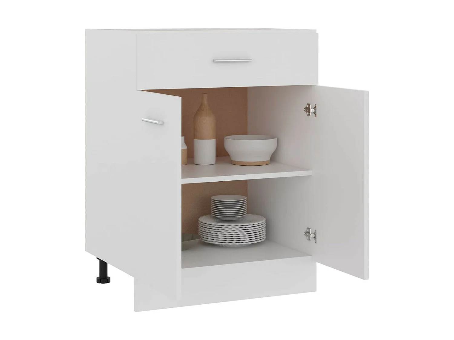 Meuble bas de cuisine Blanc 60x46x81,5