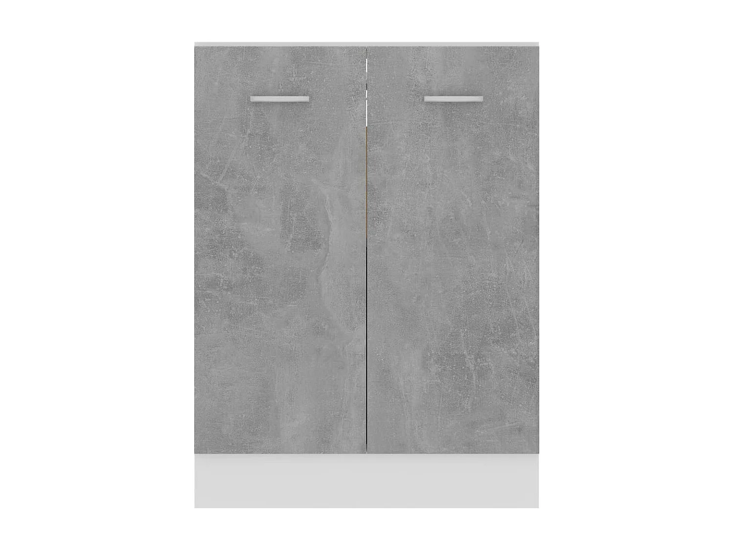 Armoire de cuisine Gris béton 60x46x81,5 2