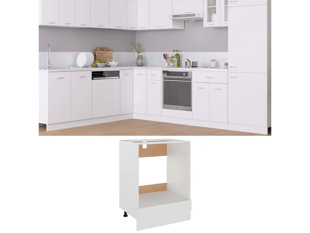Armoire de cuisine Blanc 60x46x81,5 2