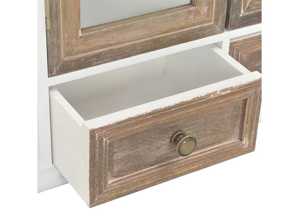 Armoire murale Blanc 49 x 22x59 Bois massif