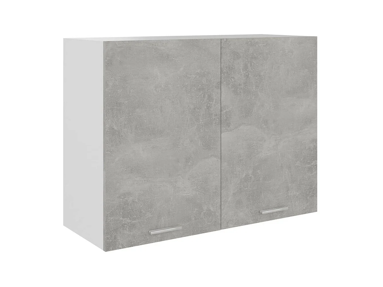 Meuble haut de cuisine Gris béton 80x31x60