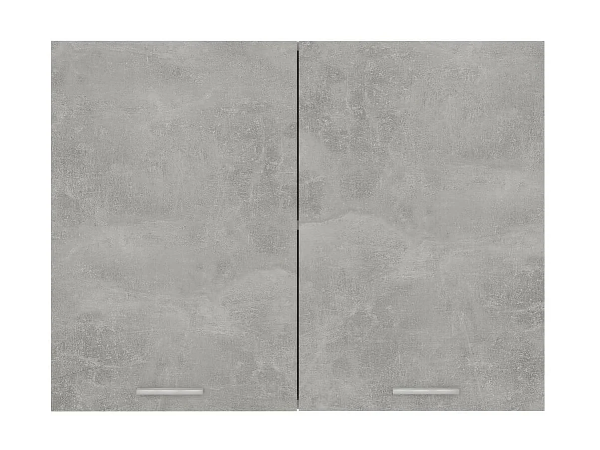 Meuble haut de cuisine Gris béton 80x31x60