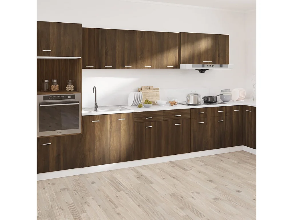 Armoire de plancher à tiroir Chêne marron 50x46x81,5