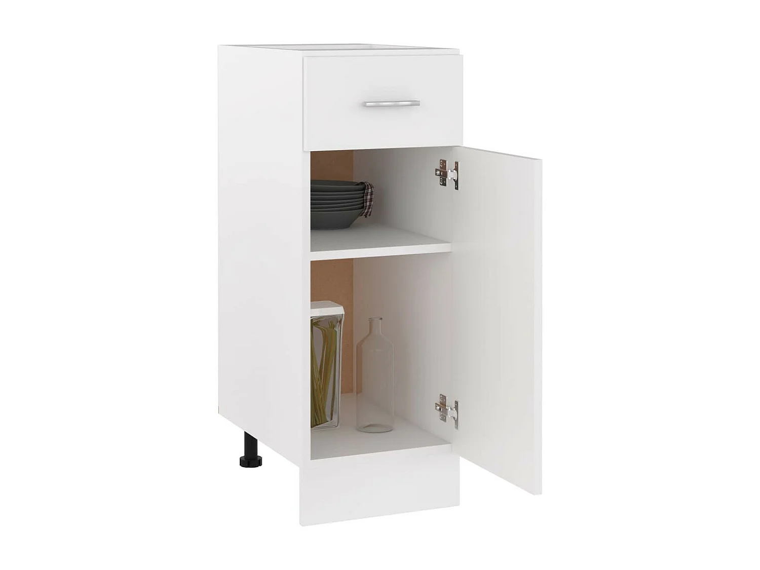 Meuble bas de cuisine Blanc 30x46x81,5