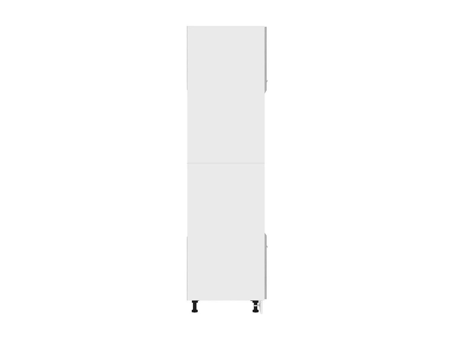 Armoire à micro-ondes Gris béton 60x57x207