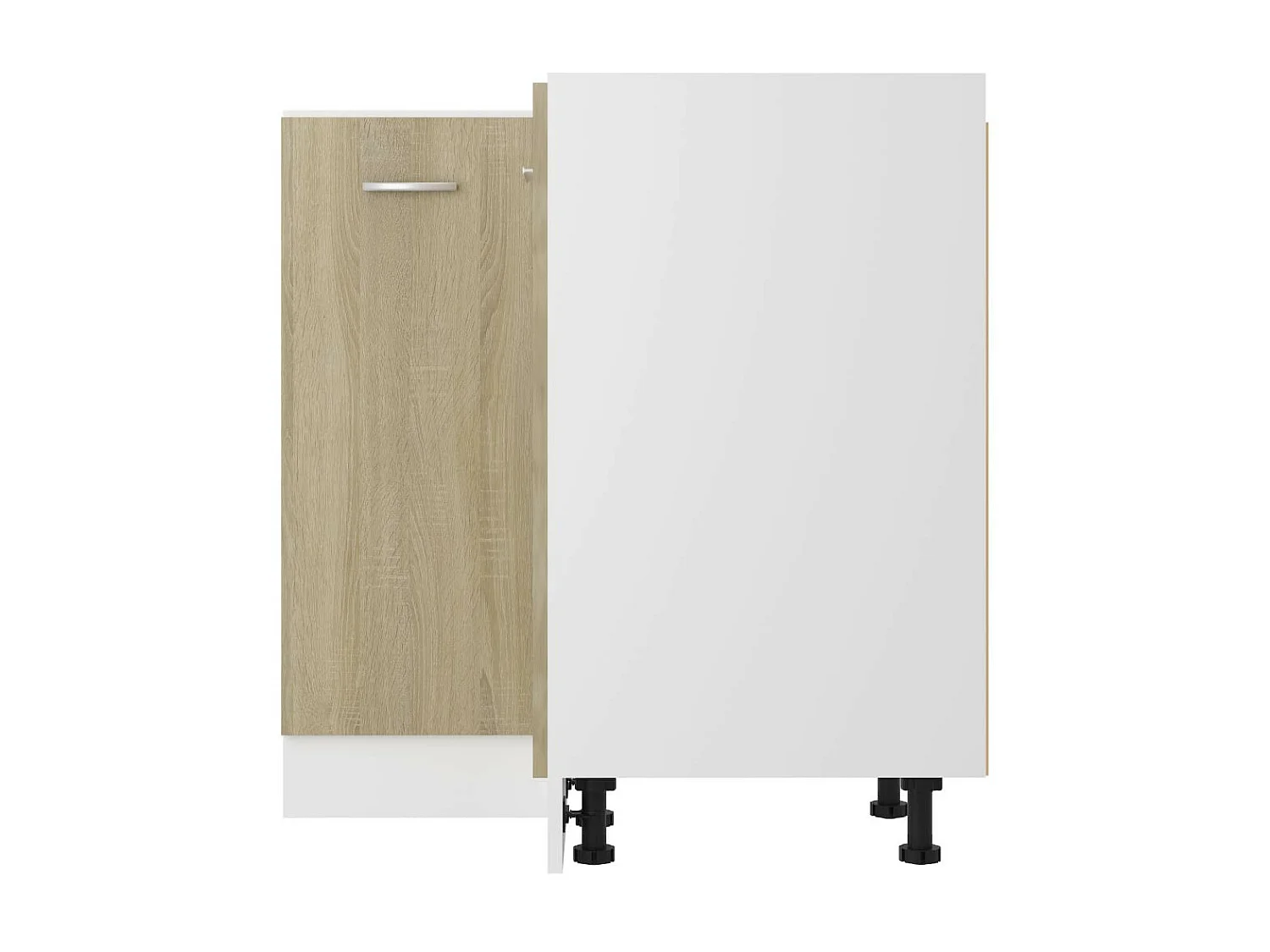 Meuble d'angle bas de cuisine Chêne sonoma 75,5x75,5x80,5