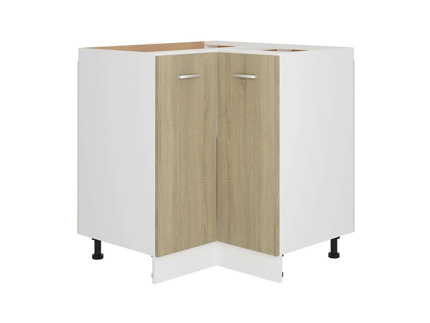 Meuble d'angle bas de cuisine Chêne sonoma 75,5x75,5x80,5