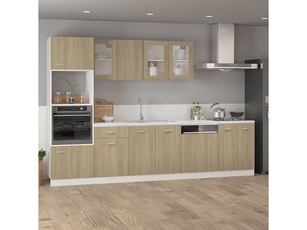 Meuble bas de cuisine Chêne sonoma 60x46x81,5 2