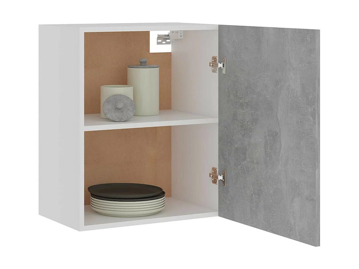 Armoires de cuisine 2 pcs Gris béton 50x31x60