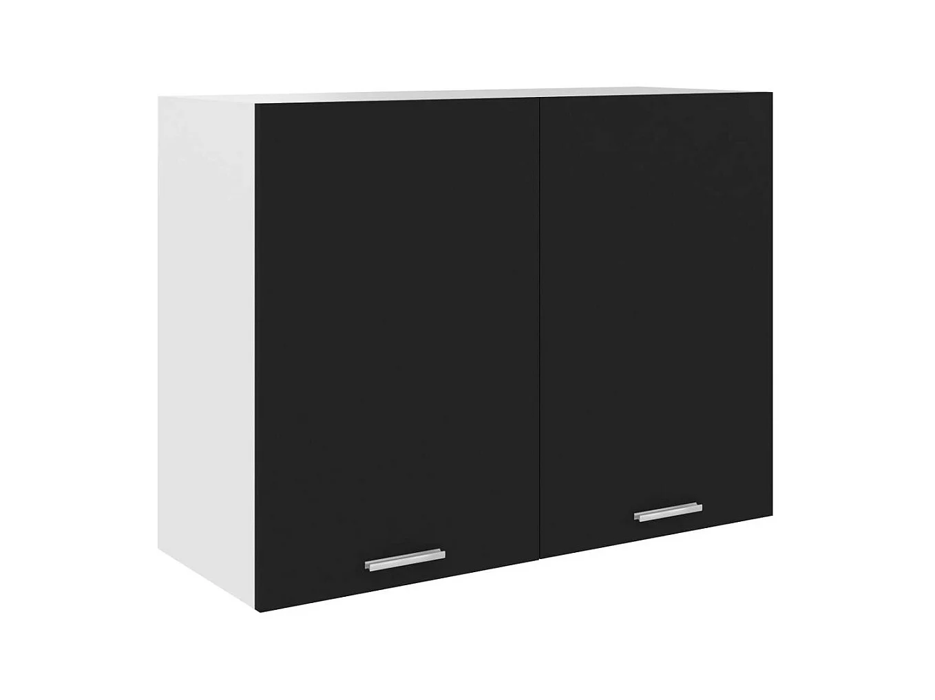 Meuble haut de cuisine Noir 80x31x60