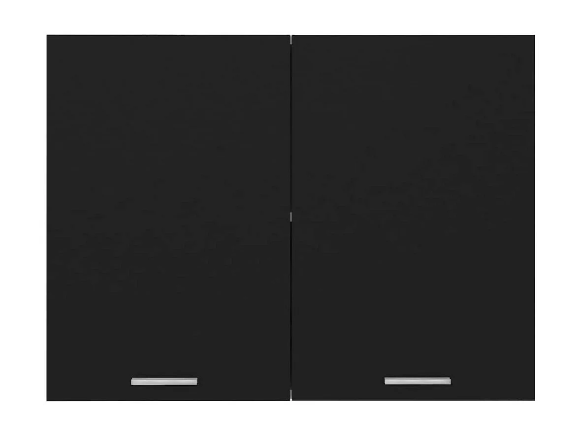 Meuble haut de cuisine Noir 80x31x60