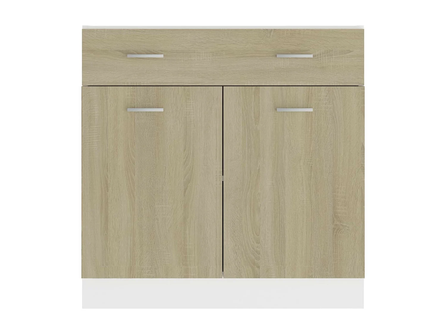 Meuble bas de cuisine Chêne sonoma 80x46x81,5