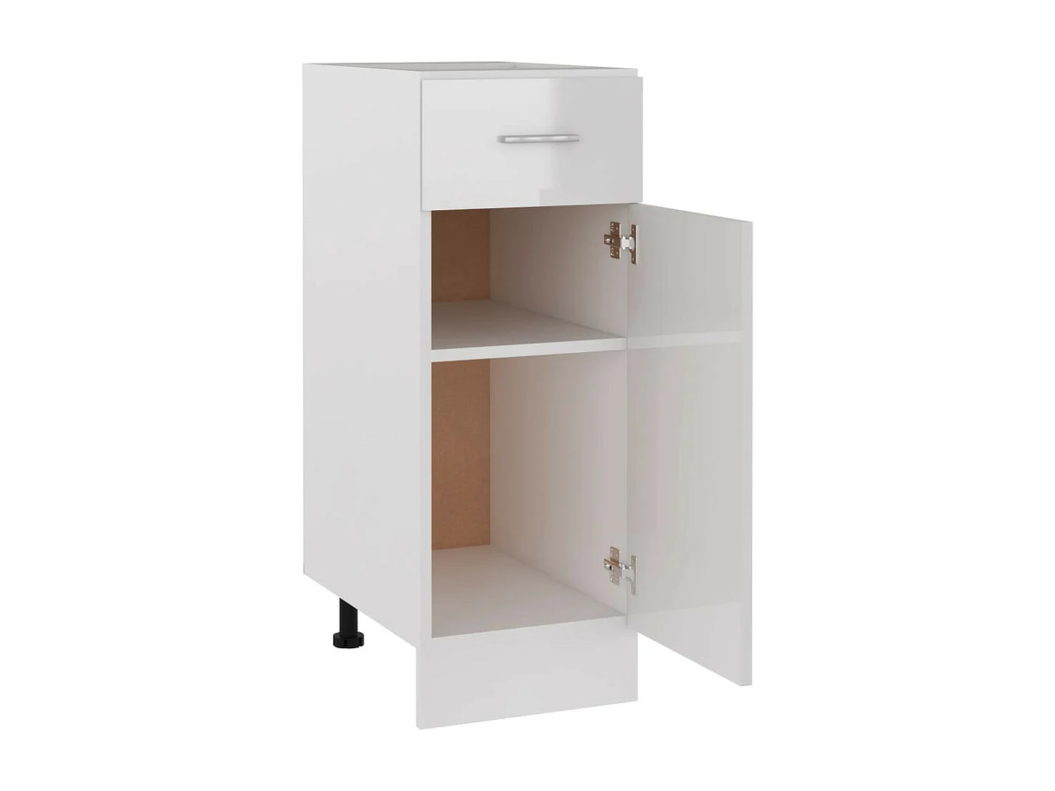 Meuble bas de cuisine Blanc brillant 30x46x81,5
