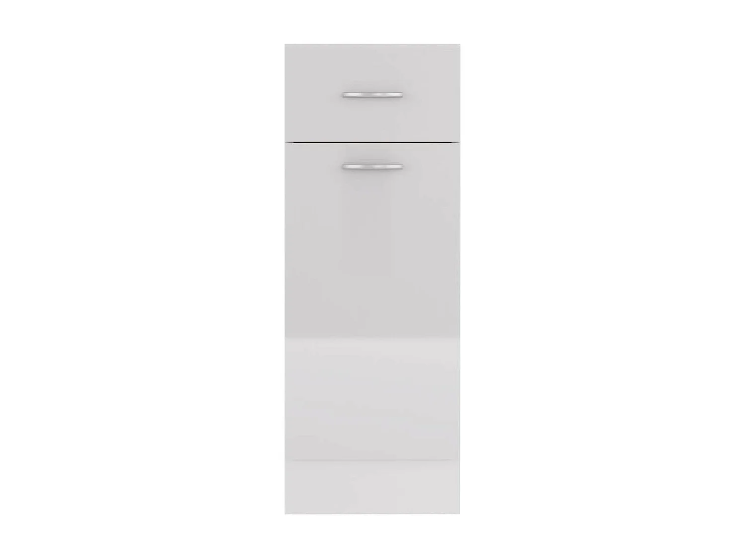 Meuble bas de cuisine Blanc brillant 30x46x81,5