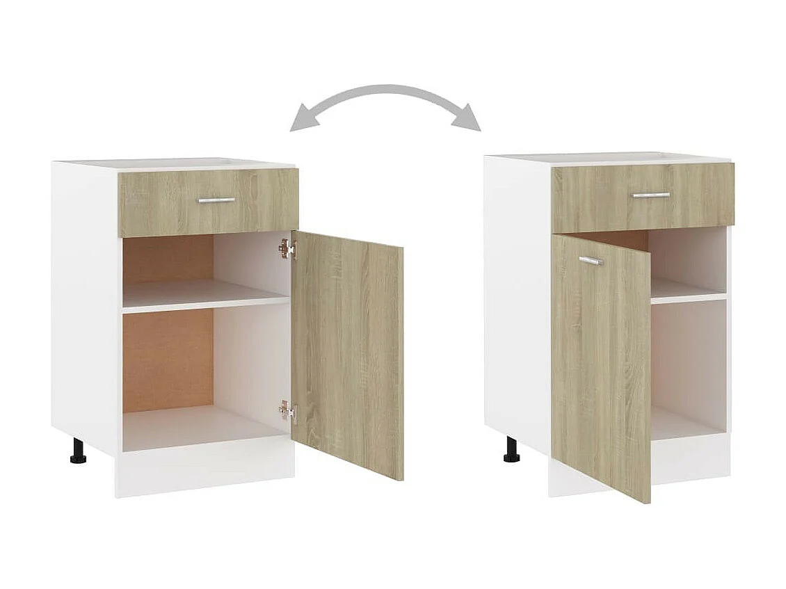 Armoire de cuisine Chêne sonoma 50x46x81,5