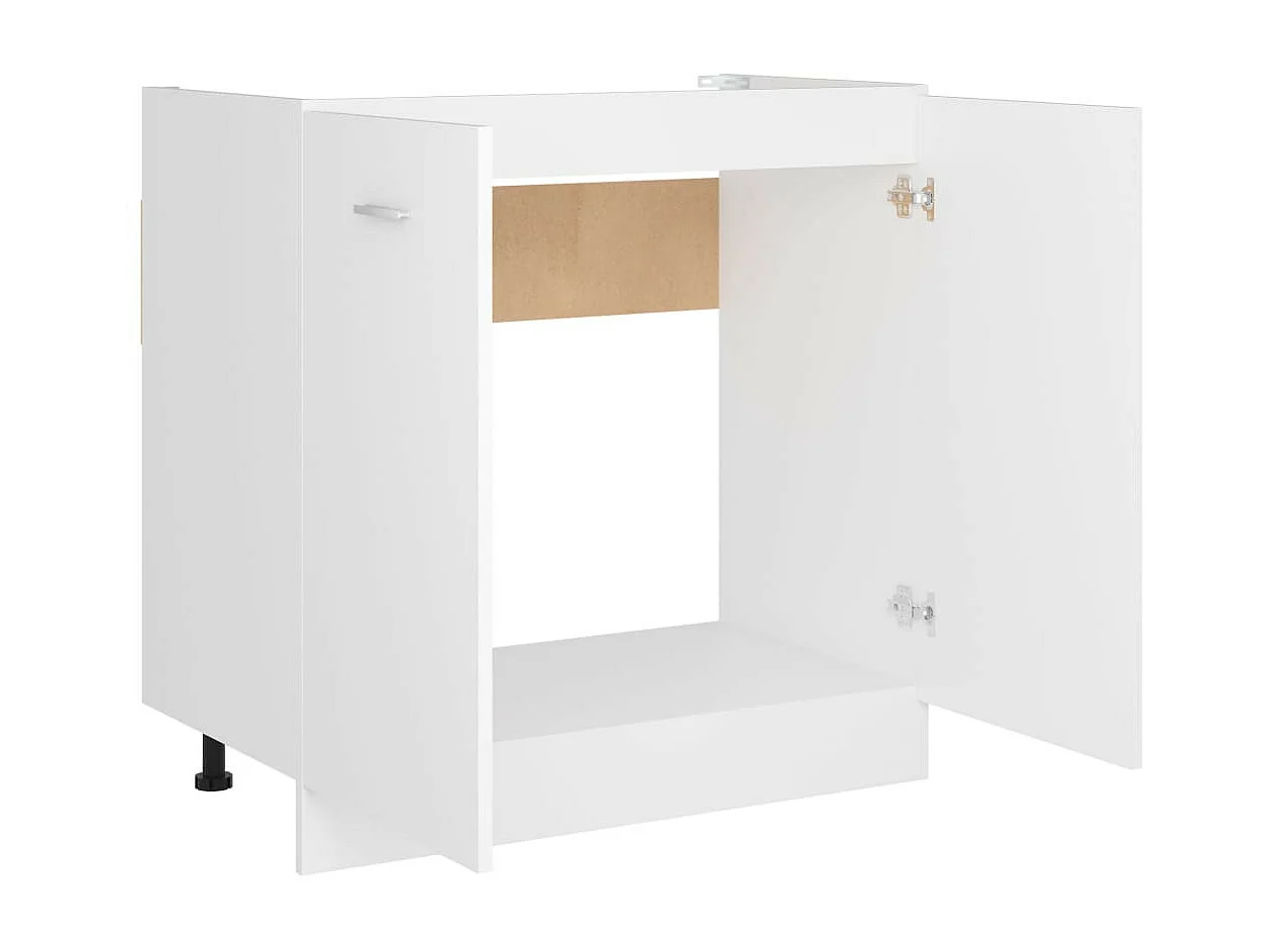 Armoire de cuisine Blanc 80x46x81,5