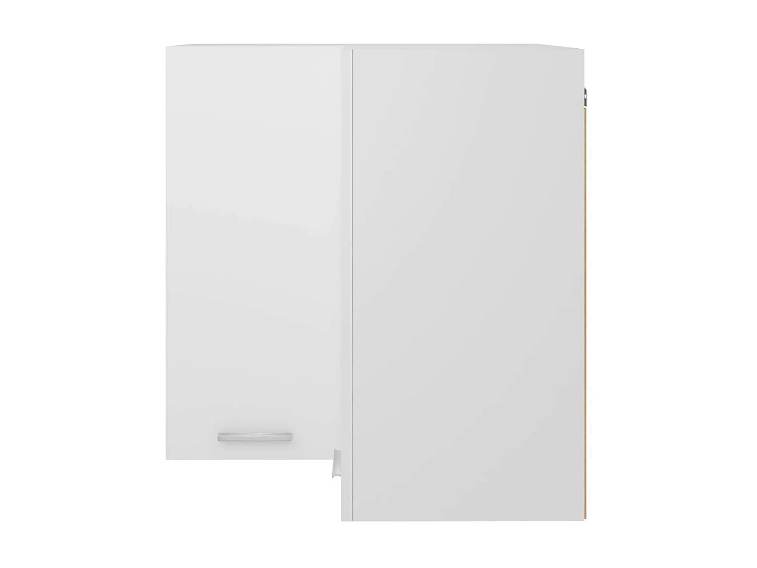 Armoire d'angle suspendue Blanc 57x57x60