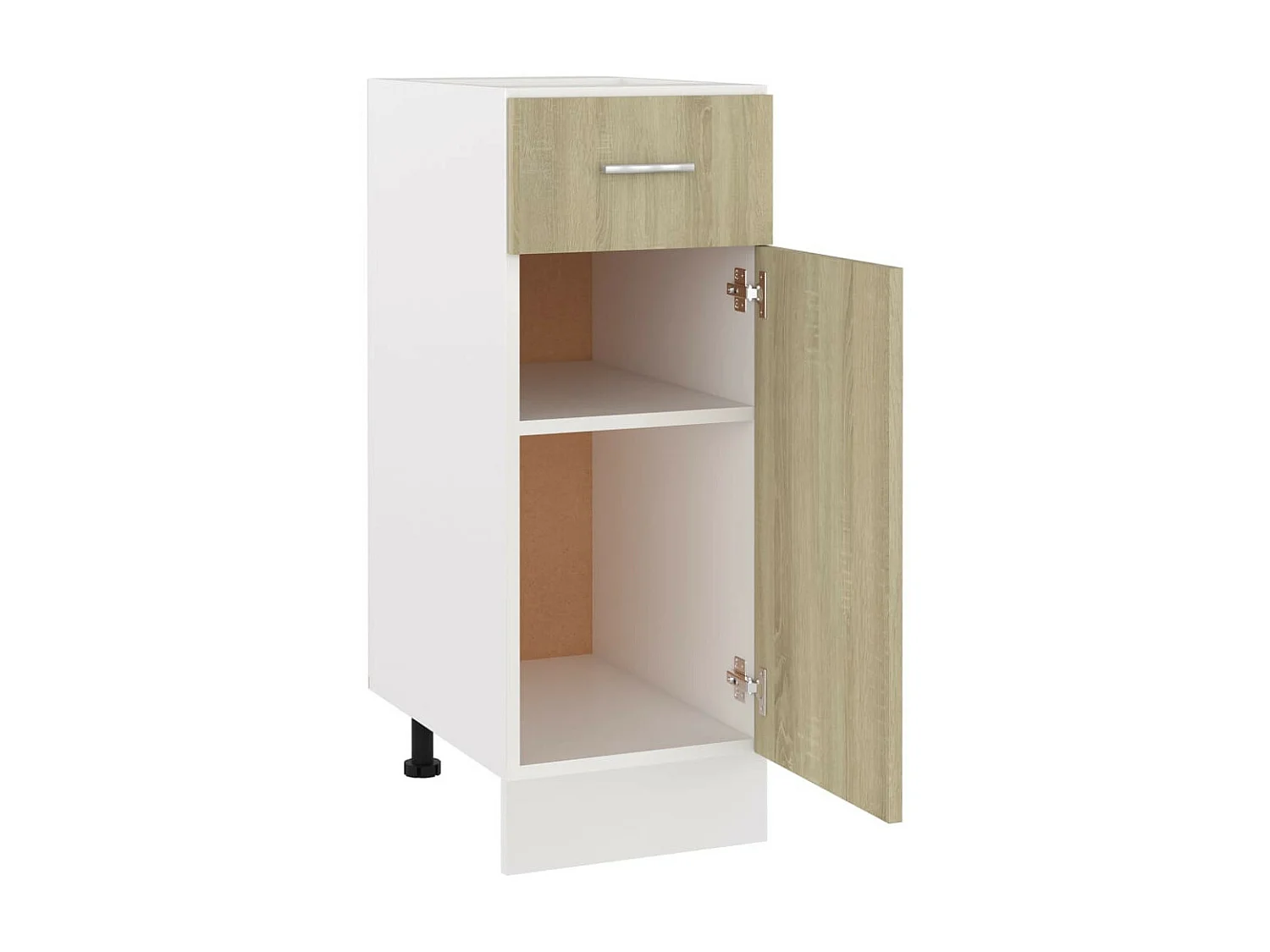 Meuble bas de cuisine Chêne sonoma 30x46x81,5