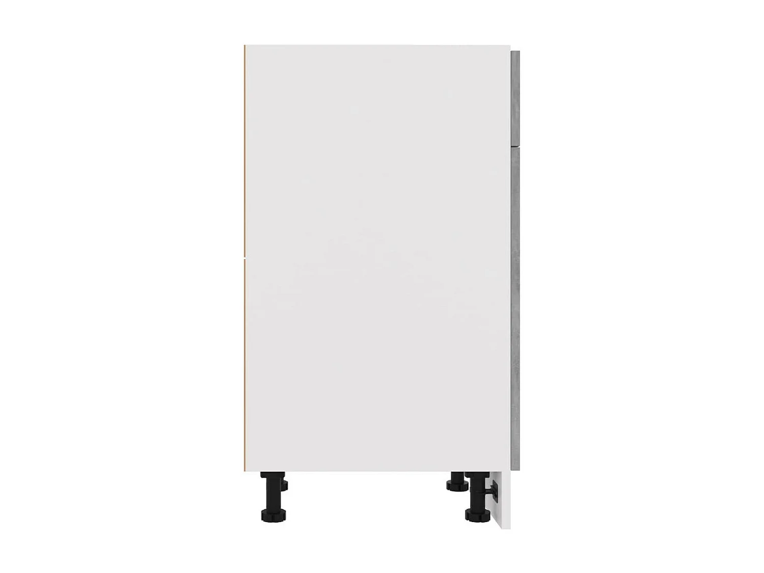 Meuble bas de cuisine Gris béton 30x46x81,5