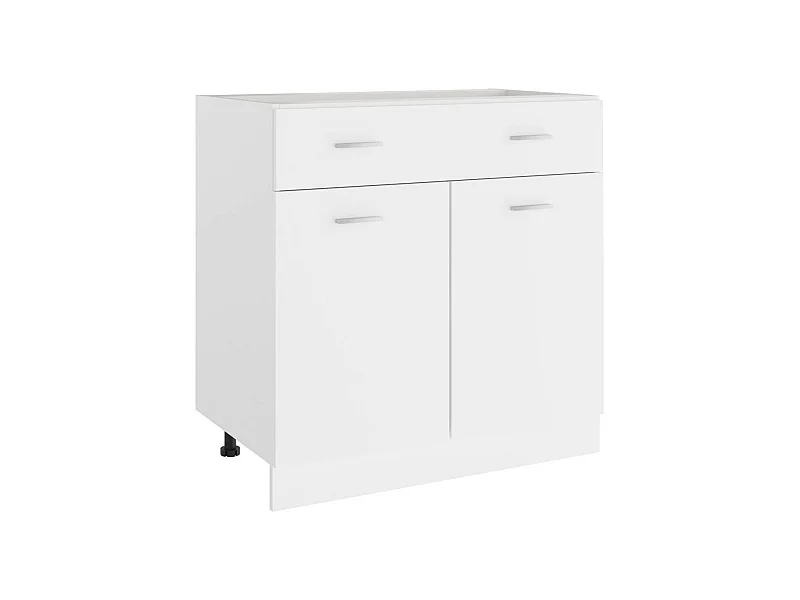 Meuble bas de cuisine Blanc 80x46x81,5