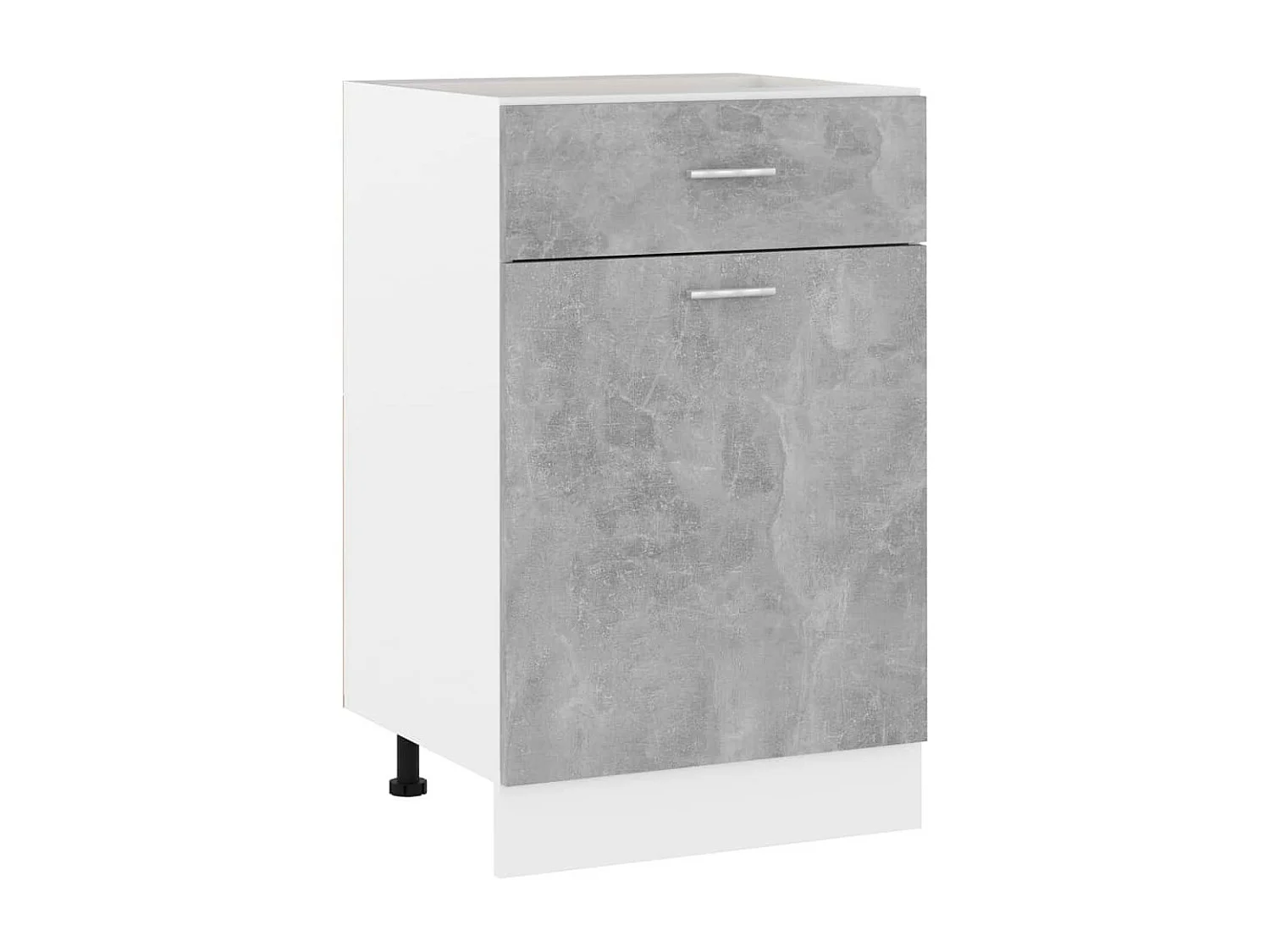 Armoire de cuisine Gris béton 50x46x81,5