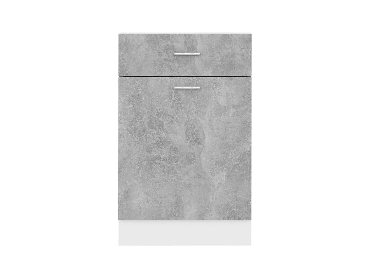 Armoire de cuisine Gris béton 50x46x81,5