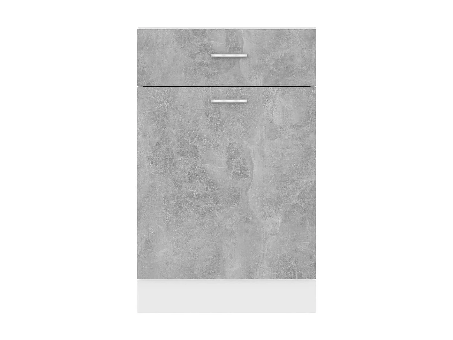 Armoire de cuisine Gris béton 50x46x81,5