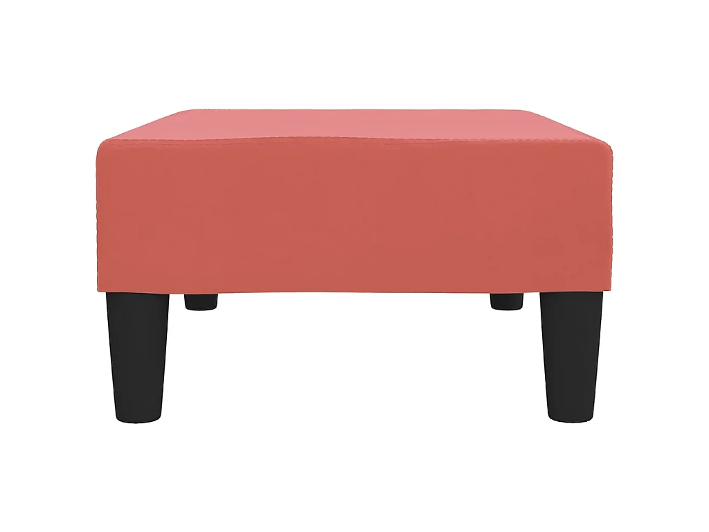 Repose-pied Rose 78x56x32 Velours 4