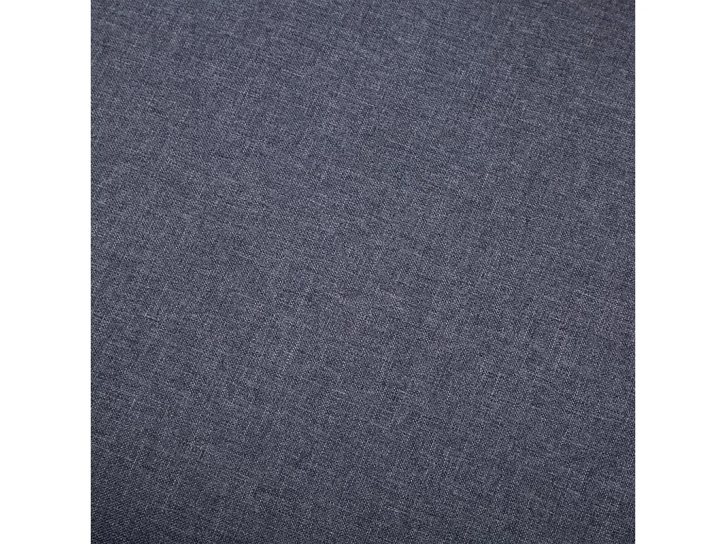 Repose-pied Tapisserie en tissu 73 x 43x42 Gris foncé