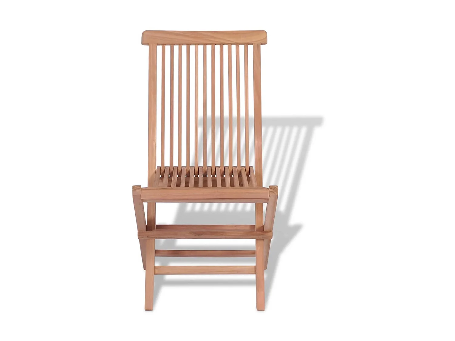Chaises pliables de jardin 4 pcs Bois de teck solide 4