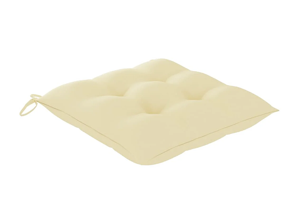 Chaises à dîner d'extérieur 3 pcs avec coussins Acacia massif 23