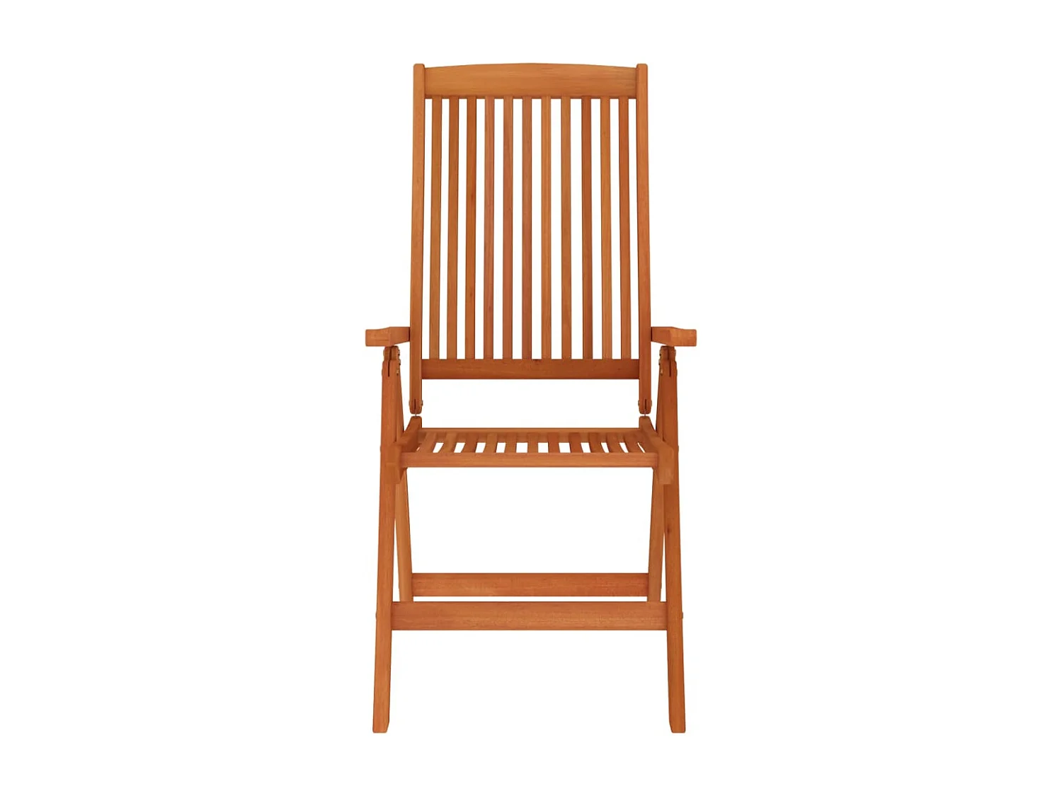 Chaises de jardin pliables 4 pcs Bois d'eucalyptus massif