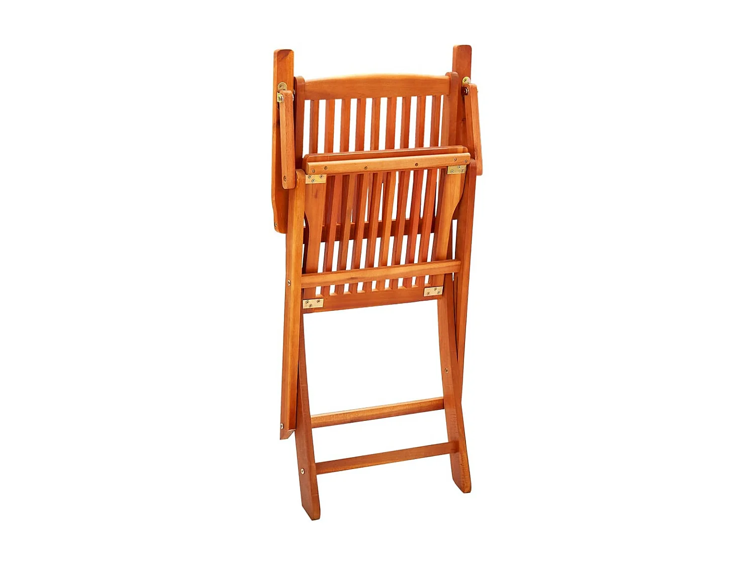 Chaises de jardin pliables 8 pcs Bois d'eucalyptus massif