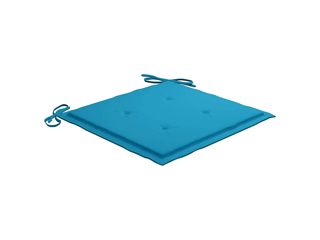 Chaises à dîner d'extérieur 6 pcs avec coussins Acacia massif 3