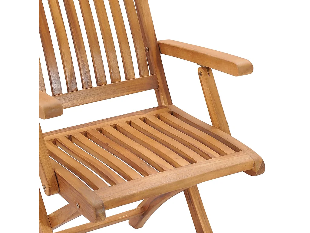 Chaises de jardin 2 pcs avec coussins vert Bois de teck massif 12