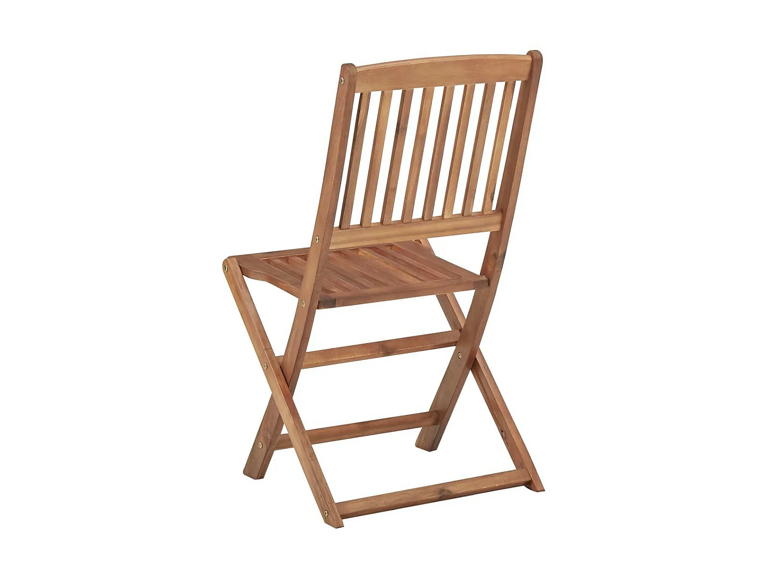 Chaises pliables d'extérieur 4 pcs Bois d'acacia solide