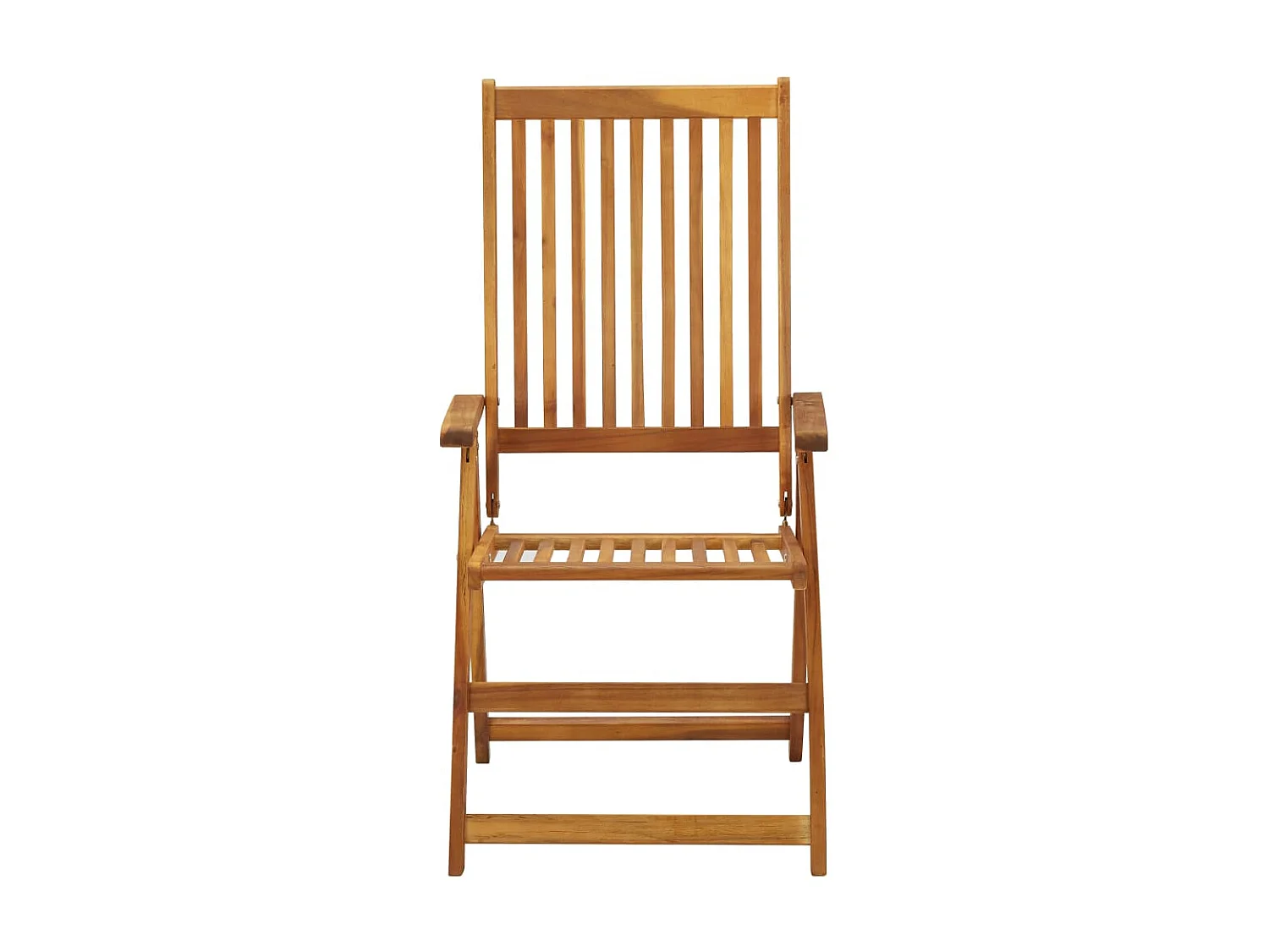 Chaises inclinables de jardin 3 pcs Bois solide d'acacia