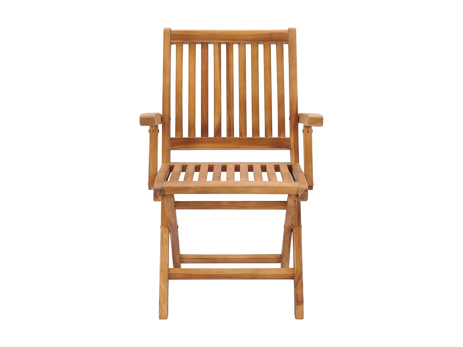 Chaises pliables de jardin 6 pcs Bois de teck solide 4