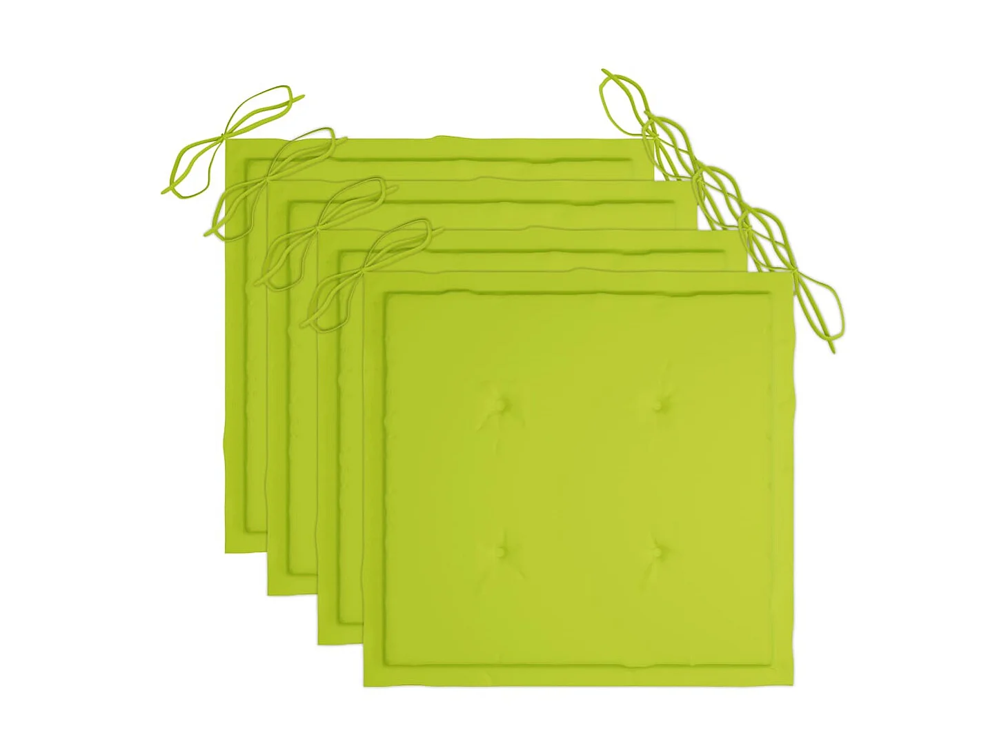 Sillas de jardín con cojines 4 uds madera maciza de acacia gris