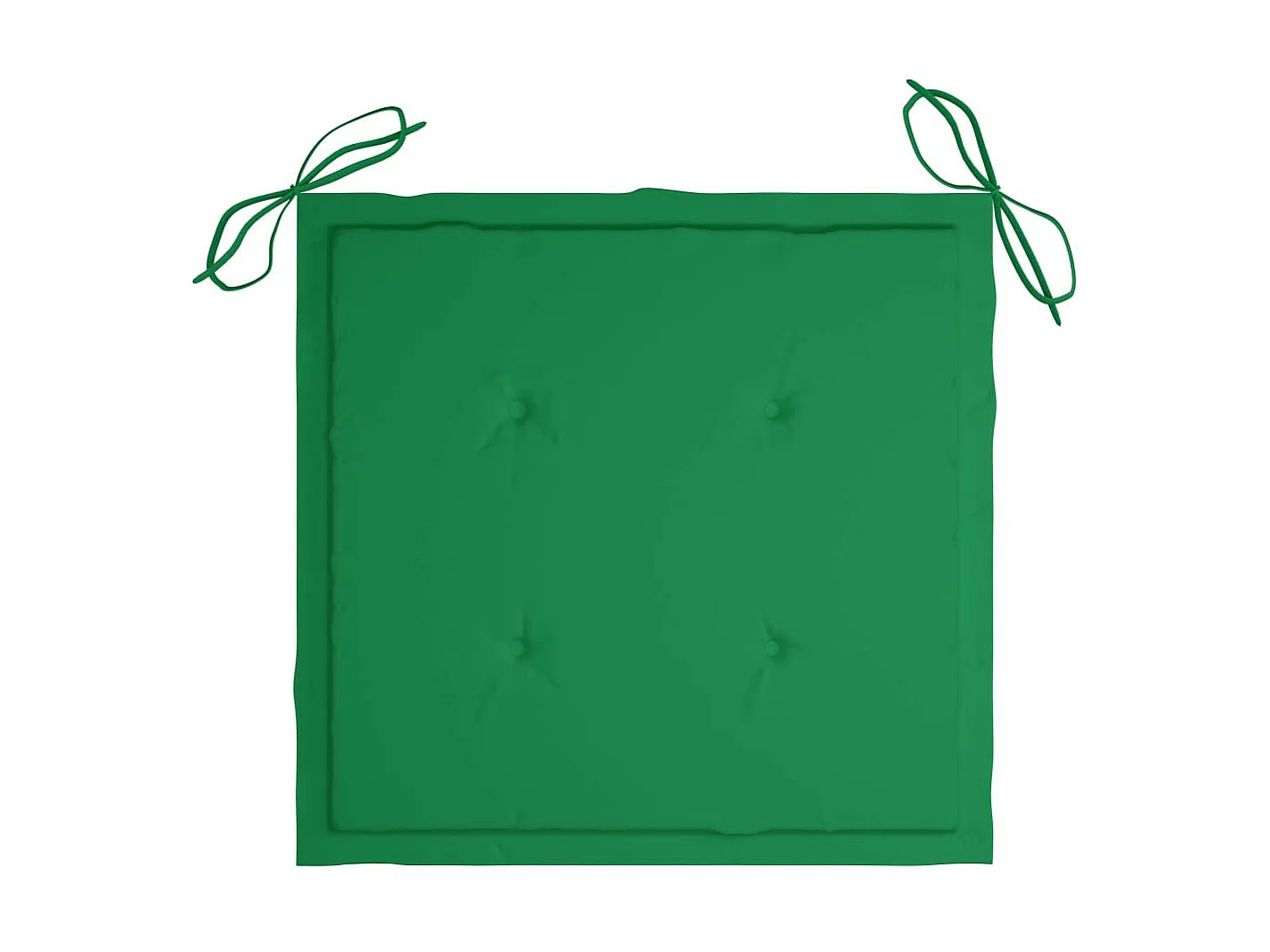 Chaises de jardin empilables avec coussins 4 pcs Teck solide 2