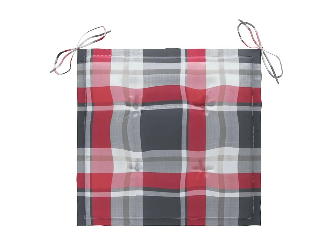 Chaises de jardin empilables avec coussins 8 pcs Teck solide 4