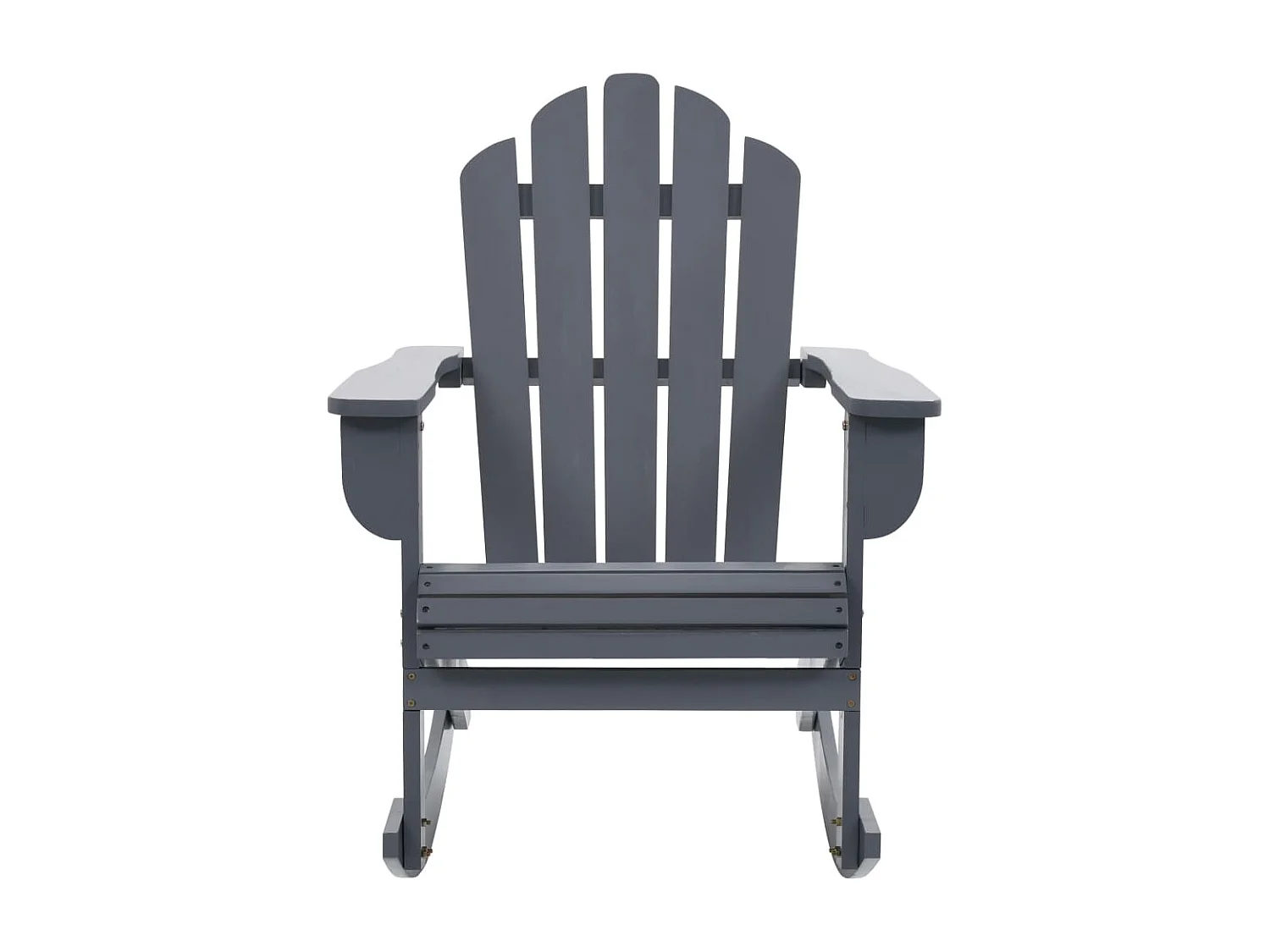 Chaise à bascule de jardin Bois Gris